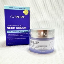 Go Pure Tighten Lift Neck Cream 1.7 fl oz - Expires: 09/28 - NIB Sealed