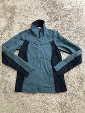 Columbia Jacket Womens Small Blue Softshell Full Zip Colorblock Hiking Athletic