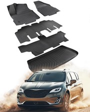 Floor Mats for Chrysler Pacifica 2017-2025  for Voyager 2020-2025 7/8 Seats ...