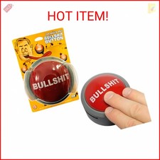 Bullshit Button   The Official Hilarious BS Button with Sound Effects  Flashing