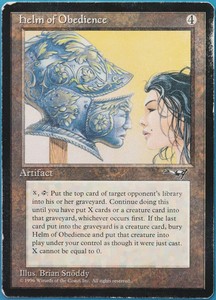 Helm of Obedience - Alliances - MTG Rare Artifact