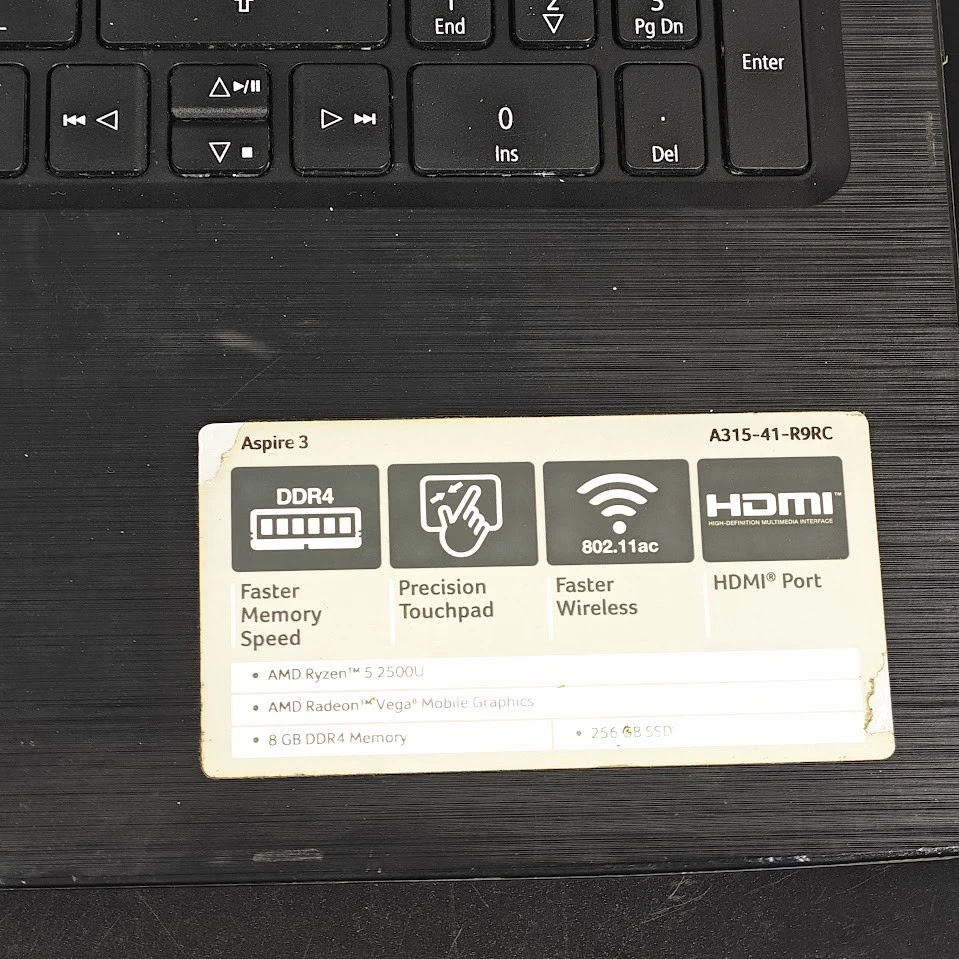 Acer Aspire A315-41-R9RC Laptop - Runderneuert, FHD, Ryzen 5 - Bild 4 von 4