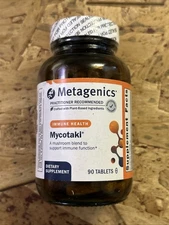 Mycotaki By Metagenics. 90 Tablets. Cellular & Immune Defense Mushroom Blend
