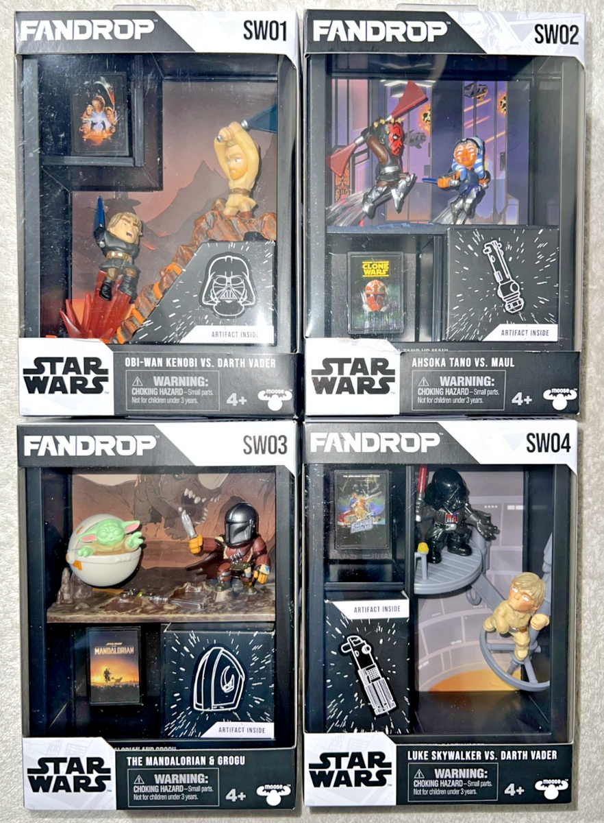 STAR WARS FANDROP SW01 - SW04 COMPLETE SET OF 4 **NEW RELEASE** | eBay