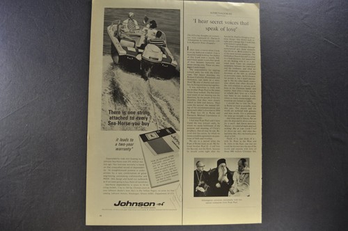 1967 Ford Mustang Hardtop Large Size Print Ad Excellent Original 67 - Picture 3 of 4