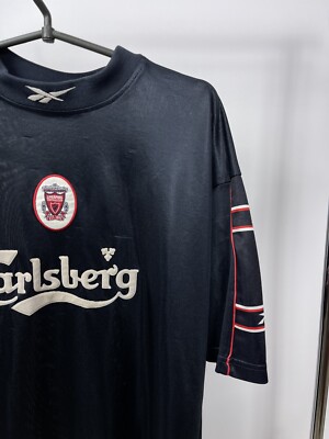 リバプールFC ゲームシャツ Reebok1998 Authentic Reebok Liverpool 1998 White Away Vintage Soccer