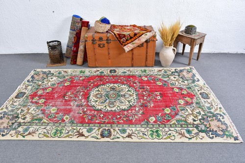 4.6x7.9 ft Area Rugs, Anatolian Rug, Antique Rug, Turkish Rugs, Vintage Rug - 第 3/6 張圖片