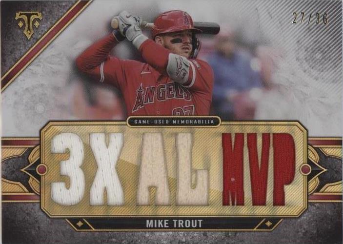 2024 Topps Triple Threads - Mike Trout #TTR-MT3 - 1 of 1