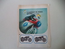 advertising Advertising 1973 MOTO MV AGUSTA 750 GT S/350 GT - SCRAMBLER