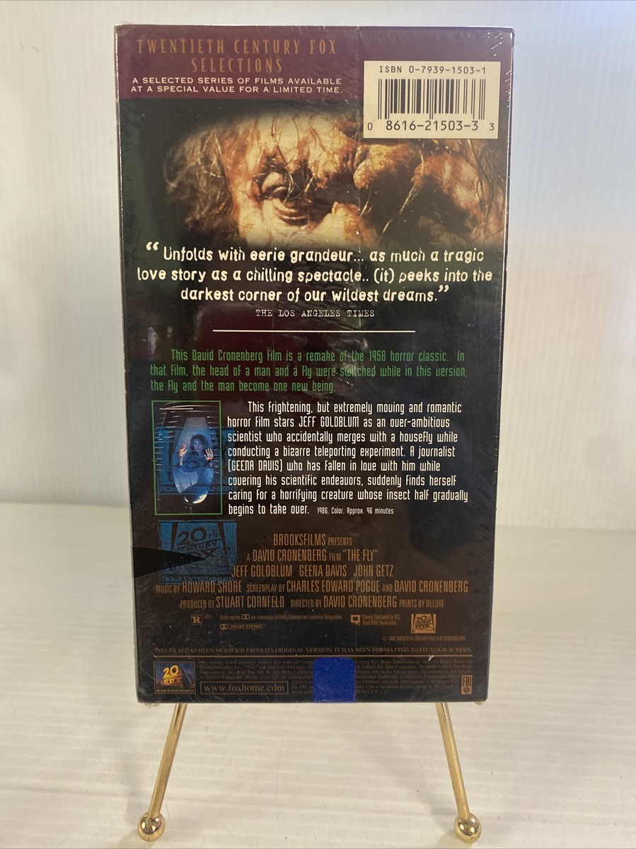 THE FLY 1986 VHS - Jeff Goldblum, Geena Davis - Sealed 86162150333