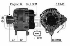 Alternatore Audi A1 1.6 TDI  A3 A4 Seat Altea Vw Caddy Golf V 210469A 12v 140A