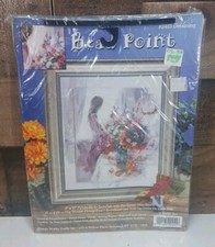 Design Works DREAMING Bead Point Kit Area 8" x 10" Lady FLowers