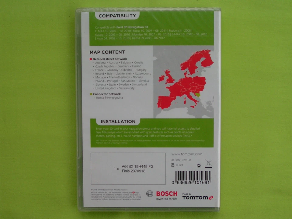 NEU SD CARD NAVIGATION FORD EUROPA FX 2019 FOCUS KUGA GALAXY MONDEO C-MAX S-MAX - Bild 2 von 4