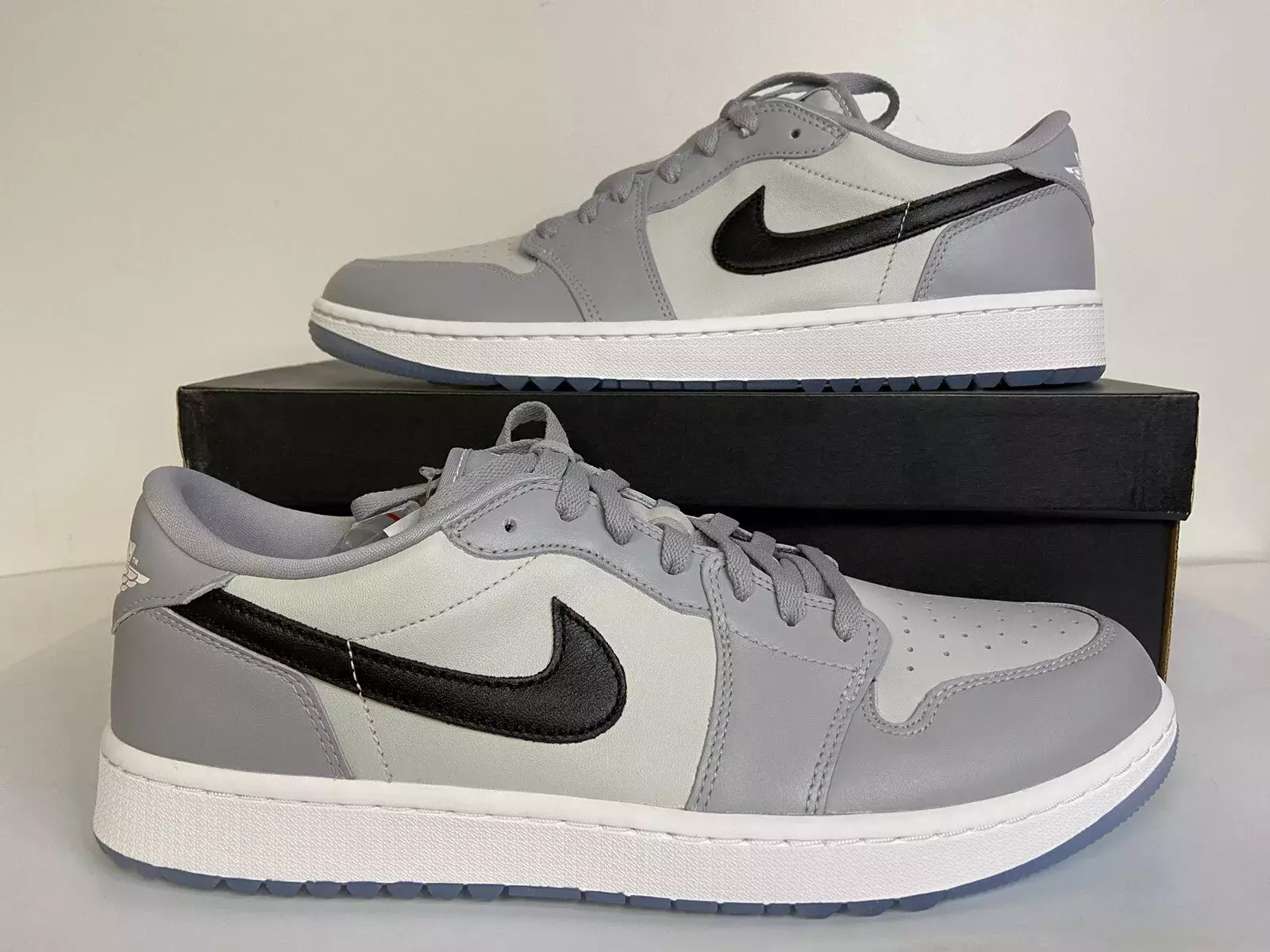 Jordan 1 Retro Low Golf Gris Loup   Taille UK 10,5.