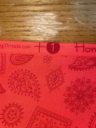 Hometowm Summer by JENNI CALO Connecting Threads Cotton Fabric Red 31” x 46” - Picture 5 of 5