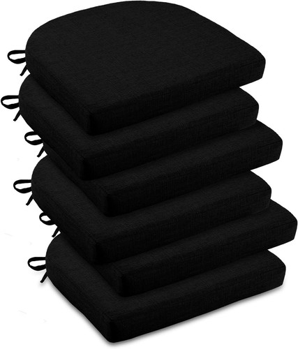 Indoor Chair Cushions for Dining Chairs, Soft and Comfortable Textured Foam - Picture 15 of 73