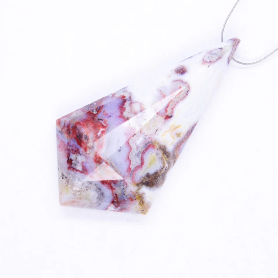 Natural Red Agate Gemstone Kite Shape Red Agate Faceted Cabochons Gemstone Beads - Image 3 of 4