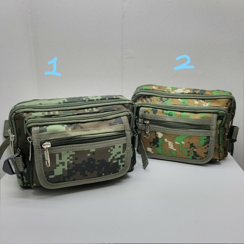 Camouflage waist shoulder bag fanny pack tools bag outdoor hiking camping - Picture 12 of 14