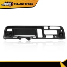 Fit For 1994-1997 Dodge Ram Dash Bezel Radio Trim Panel Surround Black Dashboard