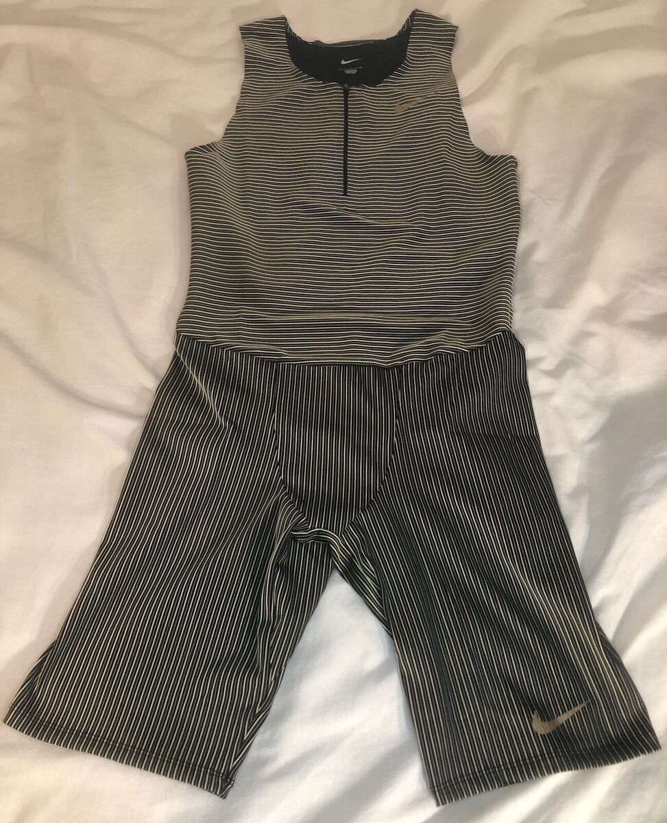 Nike Pro Elite Speed Suit Track & Field Black Gold CW2567 Nike Pro Elite Speed Suit Track & Field Black Gold CW2567