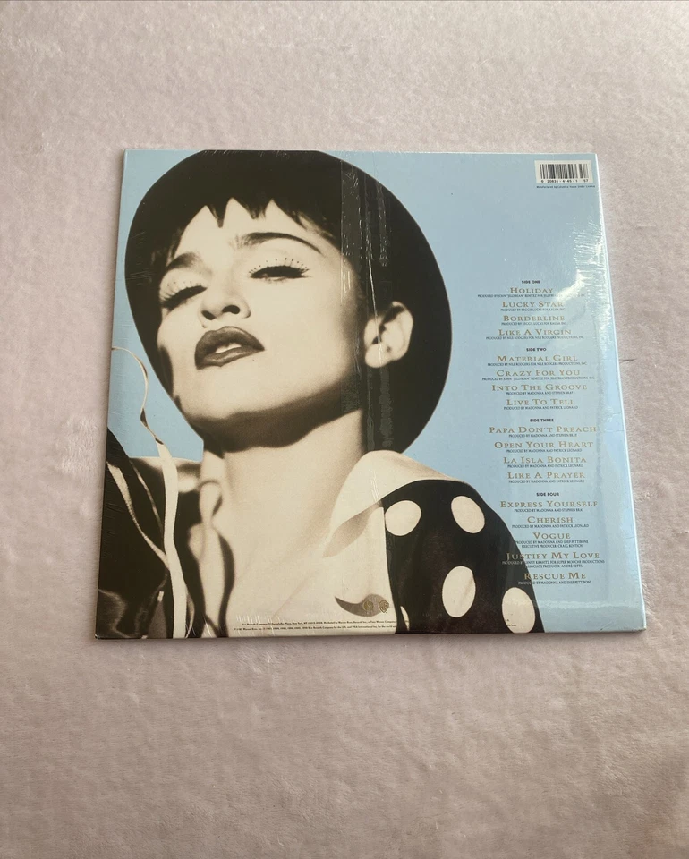 Rare Madonna Vinyl LP THE IMMACULATE COLLECTION 1990 First Pressing USA - Image 3 of 4