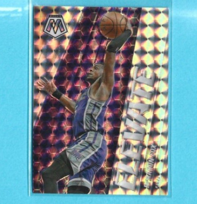 2020-21 Mosaic De Aaron Fox Elevate Silver Mosaic Prizm No. 11