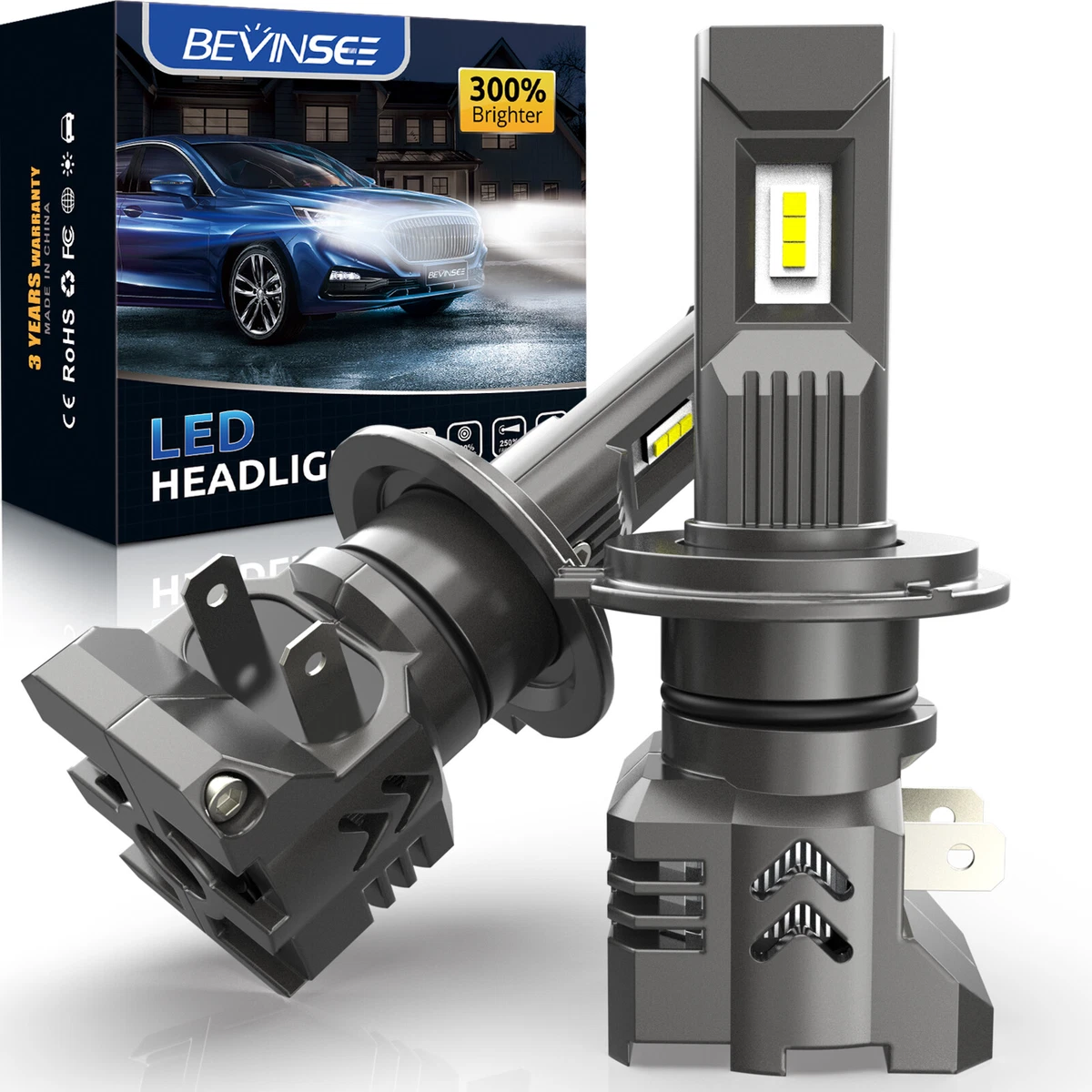 Sngl super deals bright led headlights