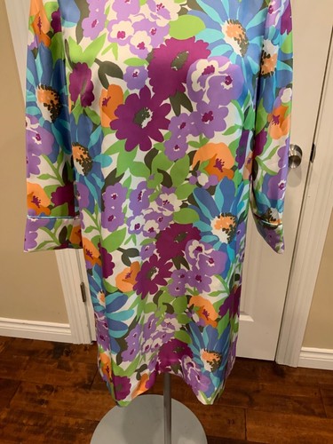 J. Crew Collection 100% Silk Multicolor Shift Dress, Size 4 (US) NWT! - Picture 3 of 7