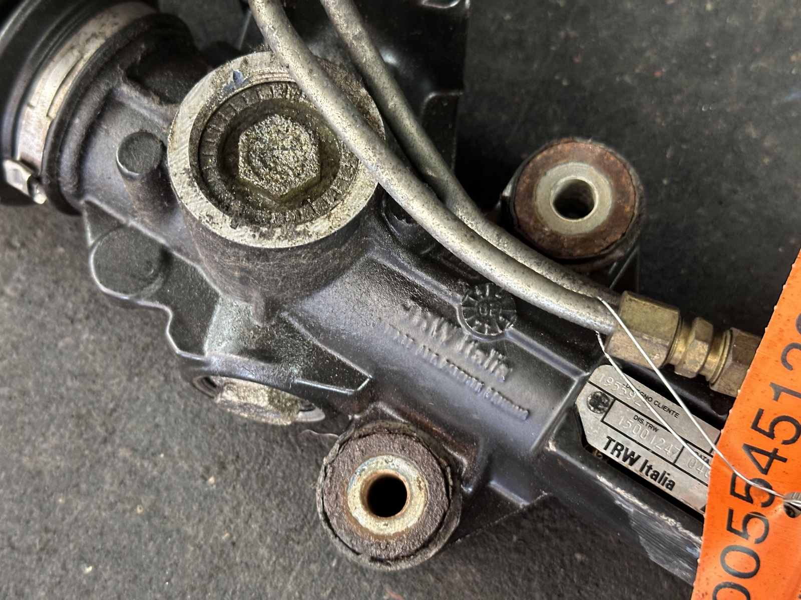 03-07 MASERATI COUPE GT POWER STEERING GEAR RACK & PINION 56K MILES ID 195592