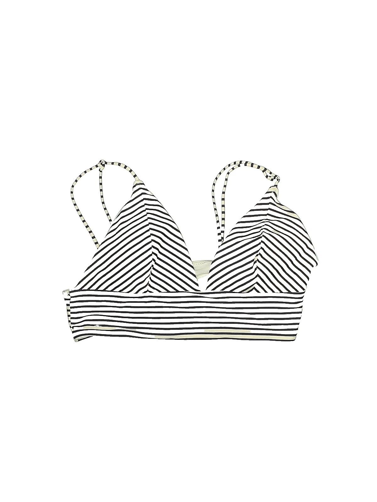 Top a Rayas Traje de baño para mujeres H&M