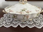 HAVILAND & CO. FRANCE LIMOGES "THE FRONTENAC" LIDDED VEGETABLE DISH PRE 1931