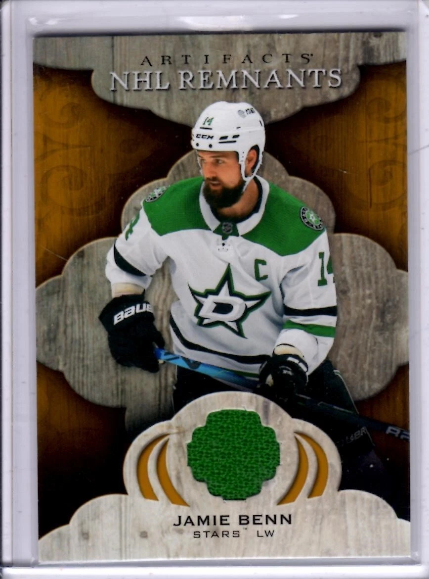 2021/22 UD Artifacts Jamie Benn NHL Remnants Jersey Card # NR-JB