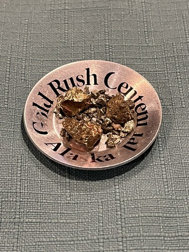 Little Creek Mining Alaska Gold Rush Pan Real Gold Nugget (Pyrite) -- 4014