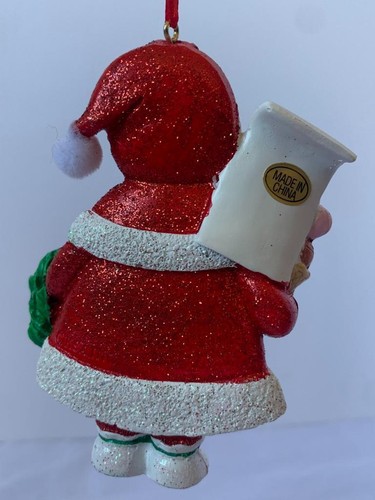 KSA Kurt Adler MOMMY TO BE Due Date SnowMama baby icecream Christmas Ornament - Picture 2 of 4