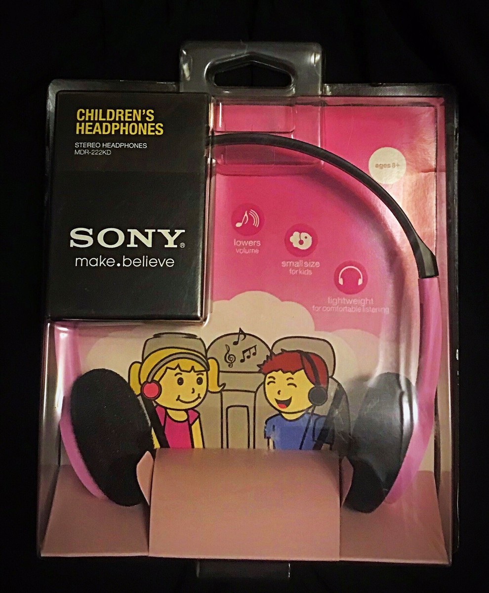 🔥NEW!! Sony MDR-222KD Children's Headband Headphones Pink