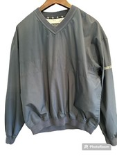 Original Penguin Grand Slam Pullover Men's Golf Navy Blue Long Sleeve Sz Med VTG