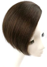 One Piece Long Straight Side Hair Clip in Bangs Human Hair Extension For Women