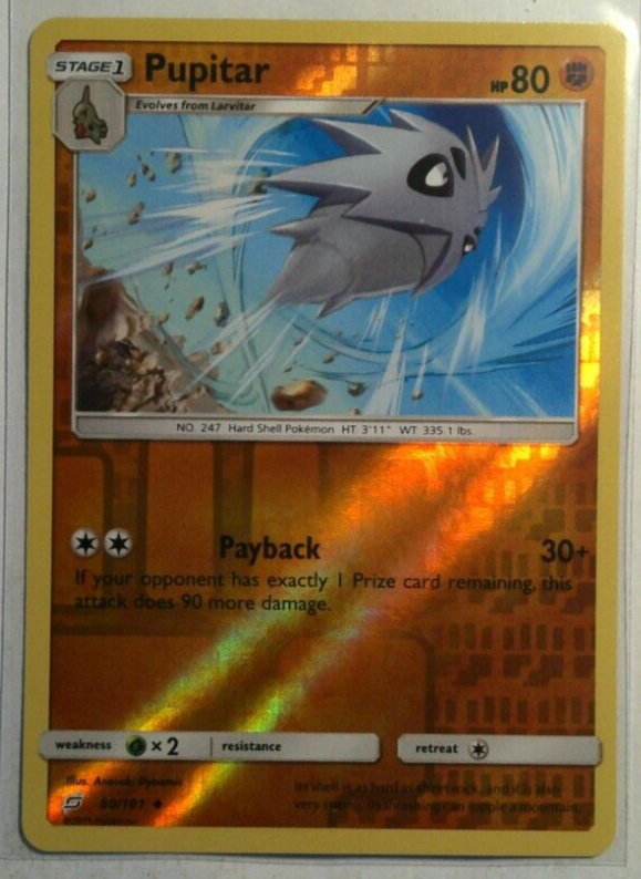 Pokemon - Pupitar *Reverse Holo - 80/181* | eBay