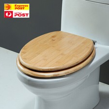 Timber Toilet Seat Solid Brewer Heritage Wood Bathroom High Quality Au Stock