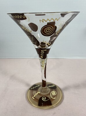 Lolita Love My Martini ''CHOCOLATINI'' Handpainted w/ Recipe - Chocolatini