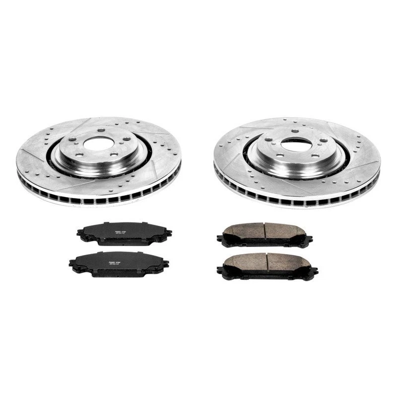 Power Stop 1-Click Z23 Evolution Sport Brake Kit for 08-19 Toyota Highlander Foto 2 de 2