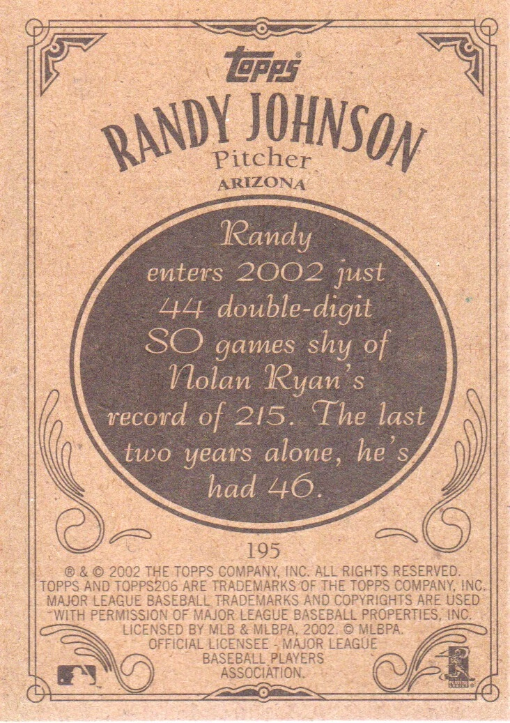 Randy johnson best sale purple jersey