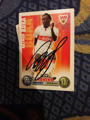 match attax signiert  Arthur Boka VfB Stuttgart   NEU 