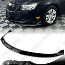For 11-14 Chevy Cruze Painted Black Front Bumper Lip Body Kit Spoiler Splitter