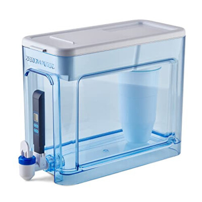 ZeroWater 32-Cup Ready-Read 5-Stage Water Filter Dispenser with 5-Stage 0 TDS Wa