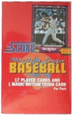 1988 Score Baseball - Individual Base Cards (#221-440) - U PICK!!!