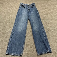 Osh Kosh B'gosh Boys Jeans 14 R Blue Denim Classic Fit 24 Waist Pockets Belted