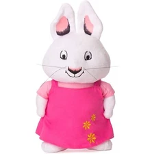 Max and Ruby Rabbit White Bunny Plush Doll Kids TV Show Figure Toy Mighty Mojo