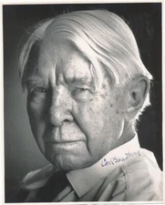 Carl Sandburg- Vintage Signed Photograph (Poet, 3 Pulitzer Prizes)