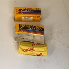 Vintage Kodak Kodacolor Gold Film 120 100 2 Rolls SEALED BUT EXPIRED GA120 GA